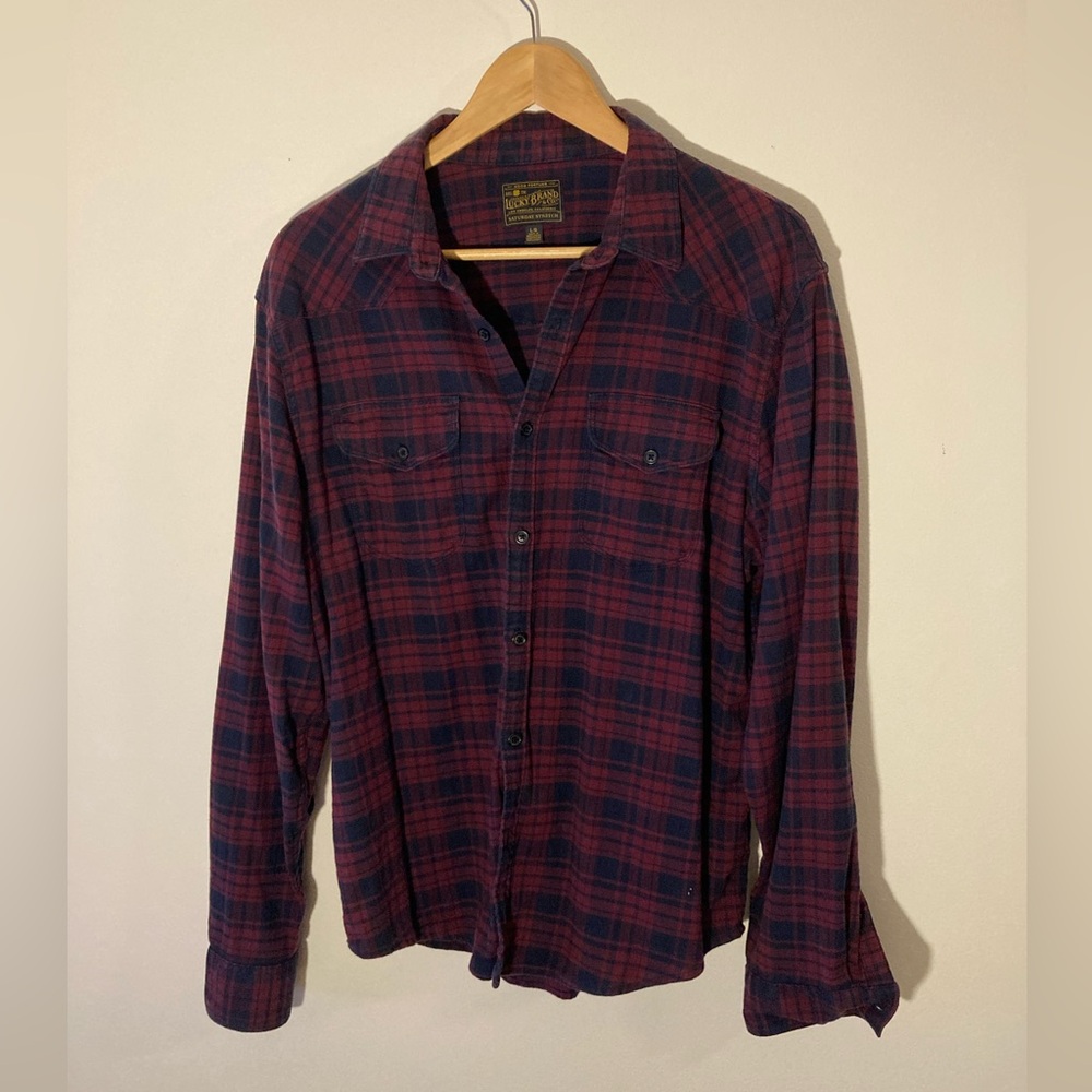 Lucky Brand Long-Sleeve Button-Up Flannel Shirt
